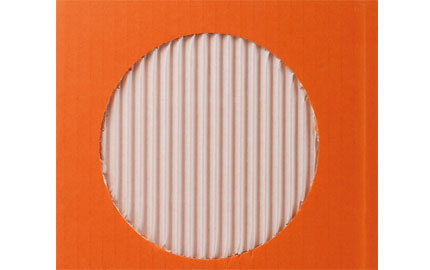 波紋狀的瓦楞紙 波紋狀的瓦楞紙